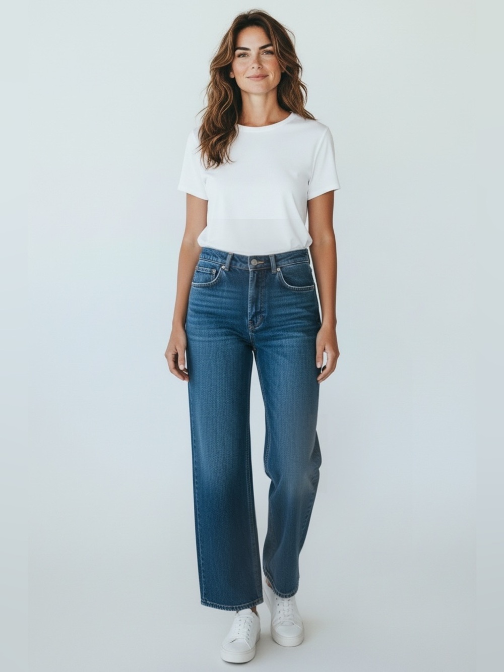 EUC, Zara Dark Wash Button Fly Straight Leg Jeans, Size 6, 29” inseam